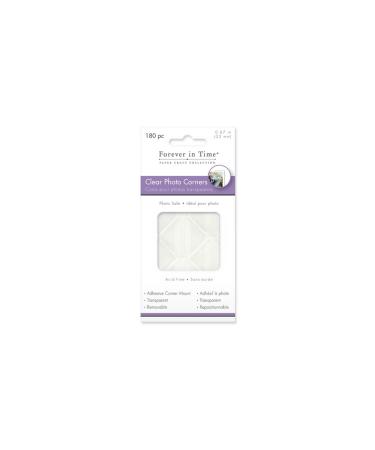 Forever in Time PC050Forever in Time Photo Corners Adhesive Clear Corner Mounts 7/8-Inch 180 Per Package