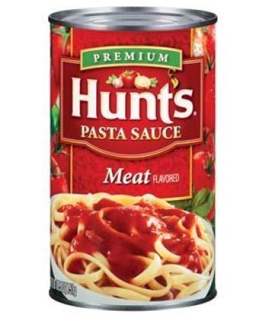 Hunt's, Premium Meat Flavored Pasta Sauce, 24oz Can (Pack of 6)