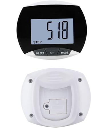 3D Walking Pedometer with Clip and Lanyard - Accurate Step Counter with Large Display in Black - Buy Online on SooperMarket.com