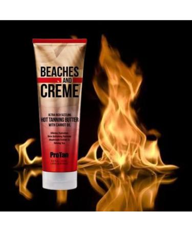 Pro Tan Beaches and Creme Ultra Rich Hot Tanning Butter with Carrot Oil (250ml) - Get the Ultimate Tanning Experience - Buy Online on SooperMarket.com