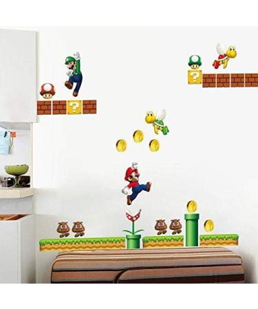 Super Mario Kids Room Wall Sticker - Fun and Colorful Bedroom Decor - Buy Online on SooperMarket.com