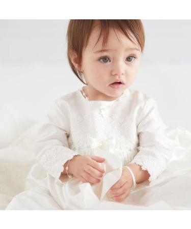 Molly Brown London Sterling Silver Baby Bangle | Christening Keepsake and New Baby Gift - Buy Online on SooperMarket.com