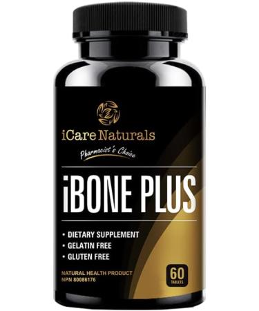 Supplements for BONES - Hair Nails & Skin Support - with Calcium Magnesium Zinc Vitamin D3 K1 Plus. Halal Gluten-Free Gelatin-Free - 60 Tablets. - Buy Online on SooperMarket.com