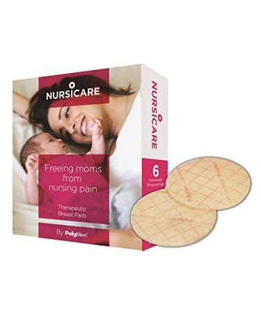Nursicare Therapeutic Breast Pads - Pack of 6 for Wounded, Cracked, and Painful Nipples - Buy Online on SooperMarket.com