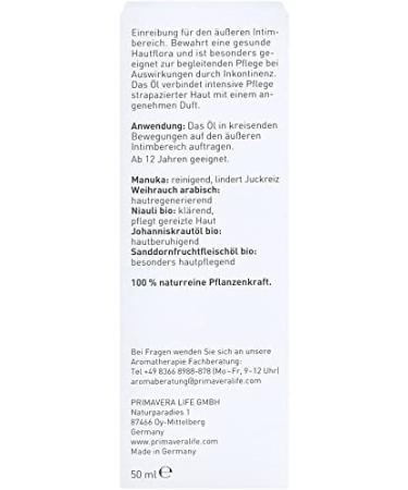 Primavera Aroma Care Oil 50ml - Essential Oils for Stressed Skin Vegan Aromatherapy - Healthy Skin Flora - Buy Online on SooperMarket.com