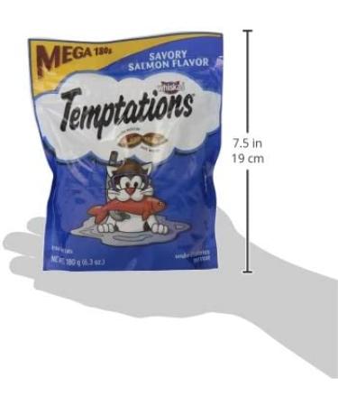 Whiskas Temptations Cat Treats - Savory Salmon Flavor (6.3 Oz) - Buy Online on SooperMarket.com