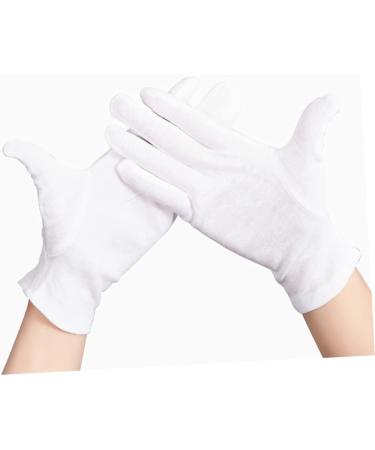 Healeved 36 Pairs Vinyl Glove Hair Coloring Moisturizing Hand Hair Dyeing Kitchen Cotton Work Jersey White Labor Protection Cotton - Buy Online on SooperMarket.com