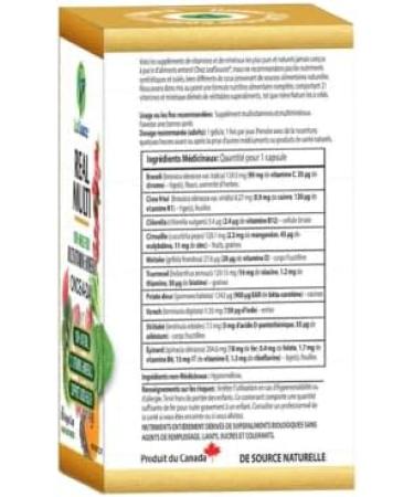 Leafsource Real Multi Vitamins & Minerals 60 Capsules in Glass Jar 21 Organic Sourced Whole Food Real Fruits & Veggies Supplements Vegan Enhanced Well-being Naturally A REAL Natural Multivitamin and Multi-Mineral Synthetic vitamins can't do that only the  - Buy Online on SooperMarket.com
