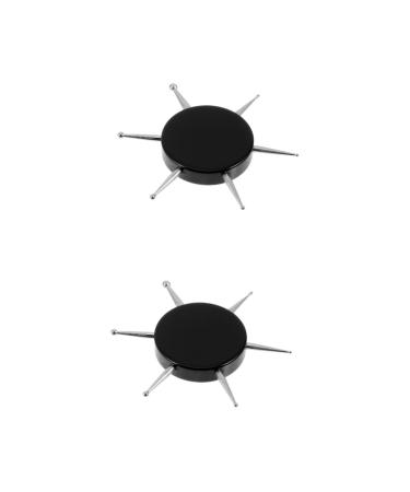 DOITOOL 2pcs Nail Art Drill Pen Nail Art Paint Tool Rock Nails Art Pen Supplies Dotting Tools for Painting Detail Nail Art Tool Para Small Nail Tool Pickup Painted Stainless Steel Miss