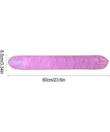 kawehiop Adjustable And Flexible Women Adjustable SPA Facial Headband Color Available Premium Cotton Headbands For Face Washing Rose Red - Buy Online on SooperMarket.com