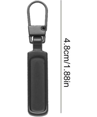Zipper Zuilen Replacement Zipper Pull - Removable Zipper Repair Tool for Backpacks Luggage Clothing & More - 48x8.5x1mm - Black - Buy Online on SooperMarket.com