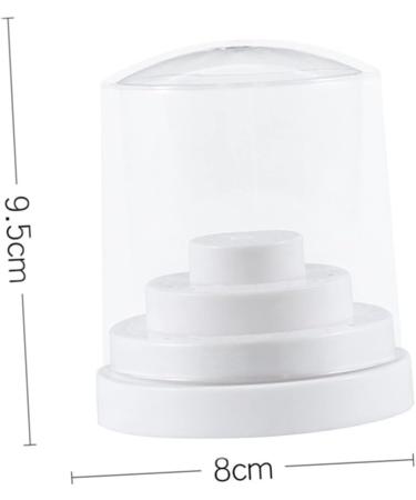 POPETPOP 1pc 48 Nails Drill Bits Nail Display Stand Nail Grinding Head Nail Drill Bits Holder Nail Drill Bits Stand Nail Drill Bit Container Nail Bit Holder White Organizer Manicure Size 1 White - Buy Online on SooperMarket.com