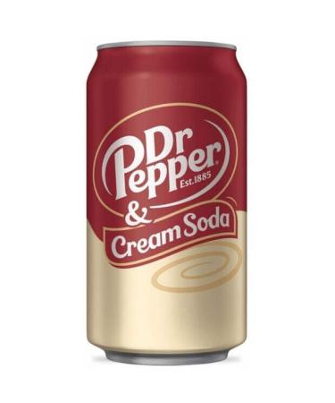 Candybox Carbonated drink Dr Pepper - American sweets - refreshing drink - drinks cans - Party drinks - taste cream soda - 355ml 1 pack dr pepper cream soda