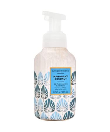 Bath & Body Works Mahogany Coconut Gentle Foaming Hand Soap 8.75 Ounce 2-Pack (Mahogany Coconut)