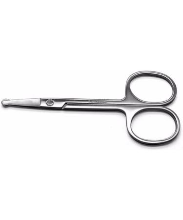 Professional Stainless Steel Hair Trimming Scissors - Safe Eyebrow Eyelash Nose Ear & Mustache Grooming Tools for Precision Trimming - Buy Online on SooperMarket.com
