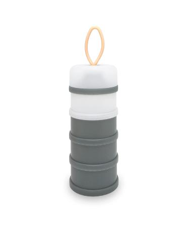 Nordlif Baby Milk Powder Dispenser Pot Portable Formula Dispenser Container Non-Spill Stackable Baby Snack Storage Container Baby Feeding Travel Storage Container BPA Free 4 Layers