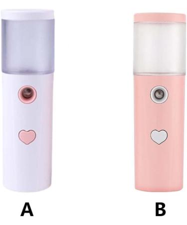Dajidafu Face Mist Sprayer 30ml Rechargeable Moisturizing Facial Humidifier Portable Atomizer Salon Water Steamer Refillable Mister Pink - Buy Online on SooperMarket.com