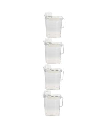 FOYTOKI 4pcs Laundry Storage Box Laundry Holder Basket Lotion Plastic Transparent