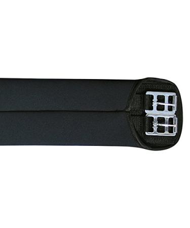 HKM 4000315044801 Softoprene saddle girth9100 black120 120 Black