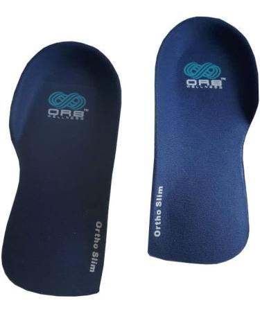 Orthotic Arch Support Insoles | Slim Fit 3/4 Length for Flat Feet | High-Density Inserts for Women & Men (Size L 9-10.5) - Buy Online on SooperMarket.com