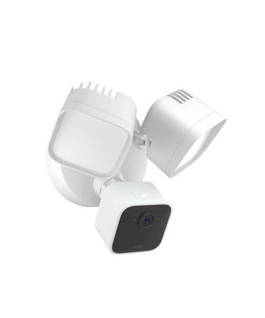 Blink Wired Floodlight Camera  Smart security camera  2600 lumens  HD live view  enhanced motion detection  built-in siren  Works with Alexa  1 camera (White) - Buy Online on SooperMarket.com