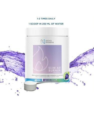 Nova Pharma Pre Workout Powder - Garcinia Cambogia - L Carnitine Supplement - Chromium Supplement - 40 Servings (Grape and Lime) - Buy Online on SooperMarket.com