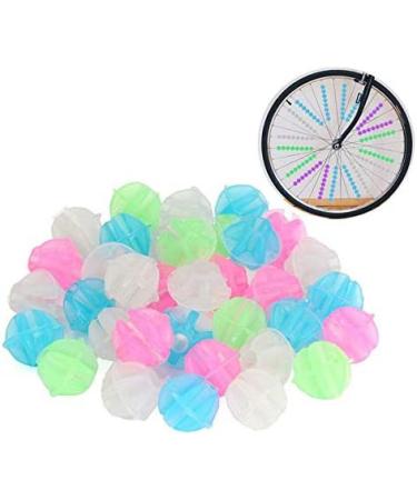Luminous Bike Spoke Clips - 36Pcs Assorted Colors Bicycle Wheel Beads Kit for Boys and Girls - Buy Online on SooperMarket.com