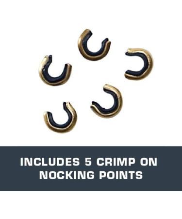 Allen Crimp-On Bowstring Nocking Points (Pack of 5) for Compound & Recurve Bows - Buy Online on SooperMarket.com
