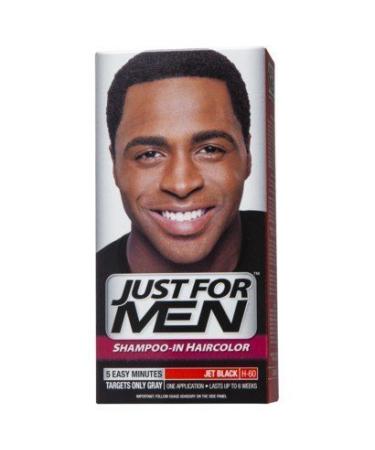 Just For Men Shampoo In Haircolor Real Black H 55