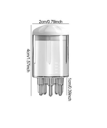 Kakalote Oil Applicator Bottle - Scalp & Hair Oil Applicator for Hair Growth | Hair Care Massager Comb - White - Buy Online on SooperMarket.com