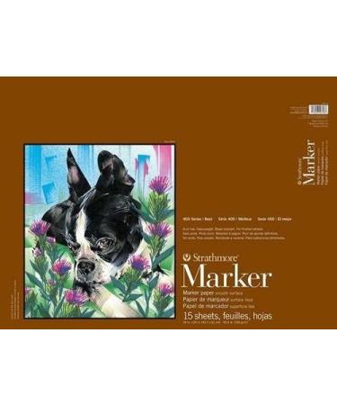 400 Series Marker Pad  18"x24" Glue Bound  15 Sheets per Pad 18x24 - Buy Online on SooperMarket.com