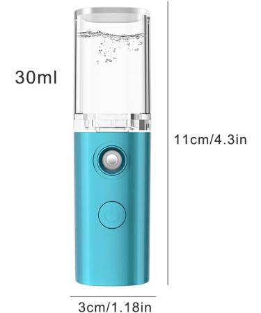 Dajidafu Plastic Facial Sprayer 250mAh Portable Cold Mist LED Face Humidifier Home Hotel Camping Nebulizer Skin Care Equipment - Buy Online on SooperMarket.com
