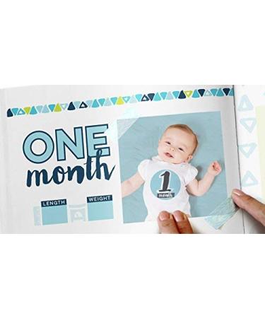Bobee Baby Book  a photo scrapbook for boys milestone baby's first year memory book made simple adorable keepsake to document newborn through five years including adoption baby pictures single parent gifts baby journal for boy baby shower book album Blue - Buy Online on SooperMarket.com