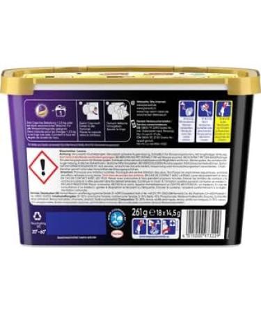 Perwoll Renew Caps Black & Fibre Detergent 36 (2 x 18 Washes) Gentle Cleaning All-in-1 Detergent Caps for Colour Refreshing and Fibre Smoothing for Black & Dark Washing - Buy Online on SooperMarket.com