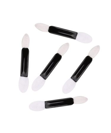 Baluue 50pcs Eye Shadow Applicator Double Ended Sponge Makeup Beauty Tool Kits Eyeshadow Applicator White