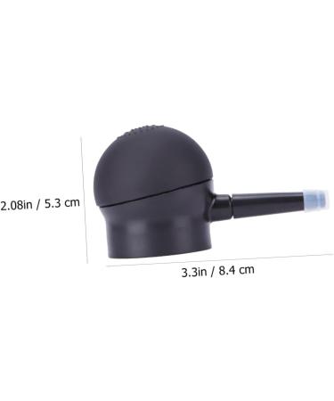 Gogogmee 2 Pcs Silicone Nozzle Spray Application Atomizador Nozzle Hair Fiber Spray Black - Buy Online on SooperMarket.com