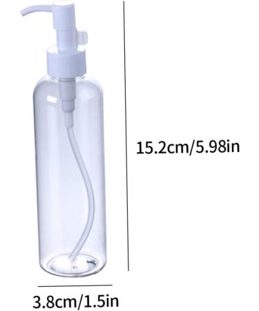 Bottle Plastic Press Transparent Lotion Dispenser Bottle Cosmetic Containers for Travel 100ML Bottle - Buy Online on SooperMarket.com