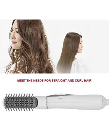 2-in-1 Electric Hair Dryer Styling Tool - Versatile Blow Dryer Brush & Hair Straightener with Teasing Comb - Adjustable Heat Settings (US Plug - Buy Online on SooperMarket.com