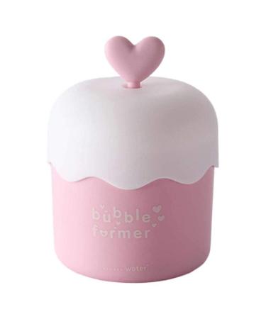 Foam Bubble Maker Cleanser Foamer Cup Facial Cleanser Foam Maker Cup Cute Skin Care Tools (Pink)