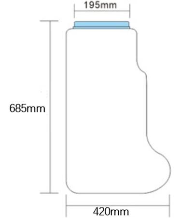 Wound Cover Protector Watertight Reusable Shower Leg Cast Sleeve Bag for Half Leg Wrist Fingers(Child N-2204) - Buy Online on SooperMarket.com