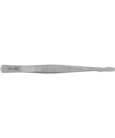 Flat Tweezers for PCB Soldering & Arc Welding | Alloyed Steel Long Handle Straight & Curved Design - Buy Online on SooperMarket.com