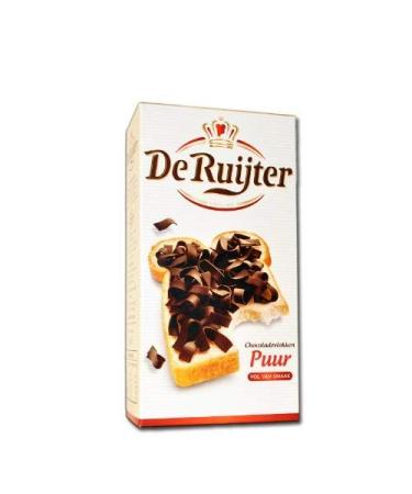 14 X De Ruijter Chocolate Vlokken Puur - Dark chocolate Flakes 0 7lbs