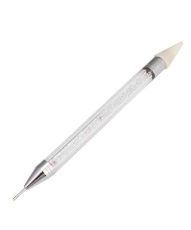 Nail Art Dotting Pen Stable And Durable Stylish And Beautiful Nail Dotting Pen for Home Beauty Salon(White crayon)