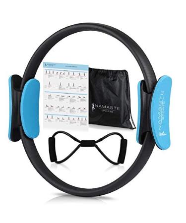 Namaste Sports Pilates Ring Multifunks Fitness Trainer with Dual Grip I Pel Pilates ring for belly legs Po Exercises I Sport Pilatring Pelring