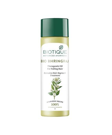 Hair Growth Bhringraj Oil For Falling Hair 120 Ml/4.06Oz. I For Intensive Hair Regrowth IFor Natural Hair Care & Growth I For dry Scalp Therapy I 100% Pure & Natural  Authentic and Premium Therapeutic Grade Oil