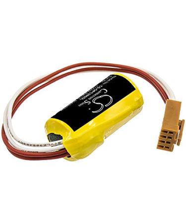 Replacement Battery Compatible with Omron C200 C200H C200HF C200HK C200HS C20H C28H C40H C60H FIT10-CPU01 Part Number: B9670BSM C200H-BAT09 1350mAh/3.0V
