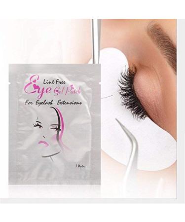 100 Pairs Set Eye Gel Patches Under Eye Pads Lint Free Lash Extension Eye Gel Patches for Eyelash Extension Eye Mask Beauty Tool (100)
