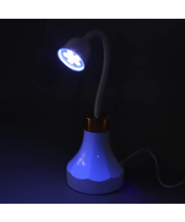 LED UV Nail Lamp 18W Rose Shaped Portable Gooseneck Nail Dryer Flash Cure Light 360 Degree Adjustable USB Rechargeable Nail Extension Gel Curing Lamp for Home DIY & Nail Salon - Buy Online on SooperMarket.com
