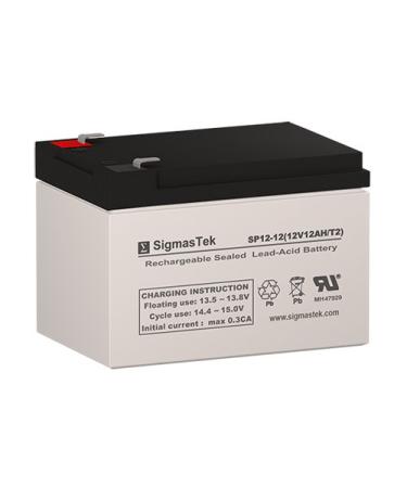 NP12-12T 12 Volt 12 AmpH SLA Replacement Battery with F2 Terminal