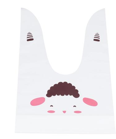 Qukaim Cartoon Bag 10Pcs Baking Bag DIY Long Ear Sweet Candies Cranberry Cookies Packing Bag for Home Bakery CampingLamb - Buy Online on SooperMarket.com